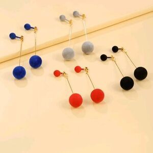 Round Ball‎  Drop Earrings For Women